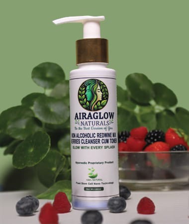 Non Alcoholic Redwine Mix Berries Cleanser Cum Toner